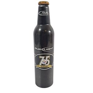 Bud Light Pittsburgh Steelers 75 Year Anniversary Beer Bottle With Cap NEW 16oz